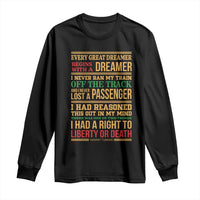 Harriet Tubman Powerful Quote Long Sleeve Shirt Strong Black Women Pride - Wonder Print Shop