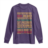 Harriet Tubman Powerful Quote Long Sleeve Shirt Strong Black Women Pride - Wonder Print Shop