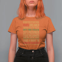 Harriet Tubman Powerful Quote T Shirt For Women Strong Black Women Pride - Wonder Print Shop