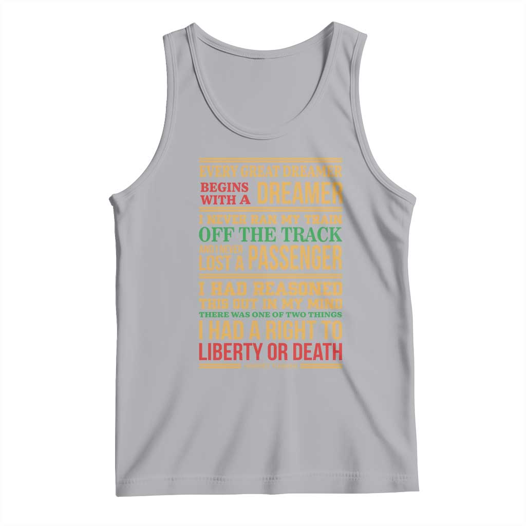 Harriet Tubman Powerful Quote Tank Top Strong Black Women Pride - Wonder Print Shop