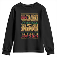 Harriet Tubman Powerful Quote Youth Sweatshirt Strong Black Women Pride - Wonder Print Shop
