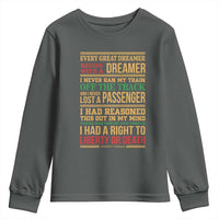 Harriet Tubman Powerful Quote Youth Sweatshirt Strong Black Women Pride - Wonder Print Shop