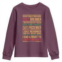 Harriet Tubman Powerful Quote Youth Sweatshirt Strong Black Women Pride - Wonder Print Shop