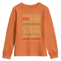Harriet Tubman Powerful Quote Youth Sweatshirt Strong Black Women Pride - Wonder Print Shop