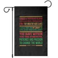Harriet Tubman Powerful Quote Garden Flag Female Empowerment History Gift - Wonder Print Shop