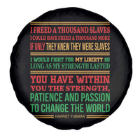 Harriet Tubman Powerful Quote Spare Tire Cover Female Empowerment History Gift - Wonder Print Shop