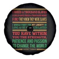 Harriet Tubman Powerful Quote Spare Tire Cover Female Empowerment History Gift - Wonder Print Shop