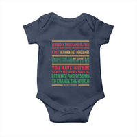 Harriet Tubman Powerful Quote Baby Onesie Female Empowerment History Gift - Wonder Print Shop