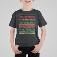 Harriet Tubman Powerful Quote T Shirt For Kid Female Empowerment History Gift - Wonder Print Shop