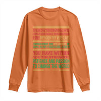 Harriet Tubman Powerful Quote Long Sleeve Shirt Female Empowerment History Gift - Wonder Print Shop