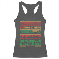 Harriet Tubman Powerful Quote Racerback Tank Top Female Empowerment History Gift - Wonder Print Shop