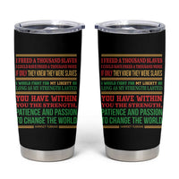 Harriet Tubman Powerful Quote Tumbler Cup Female Empowerment History Gift - Wonder Print Shop