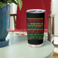 Harriet Tubman Powerful Quote Tumbler Cup Female Empowerment History Gift - Wonder Print Shop
