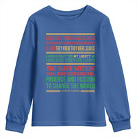 Harriet Tubman Powerful Quote Youth Sweatshirt Female Empowerment History Gift - Wonder Print Shop
