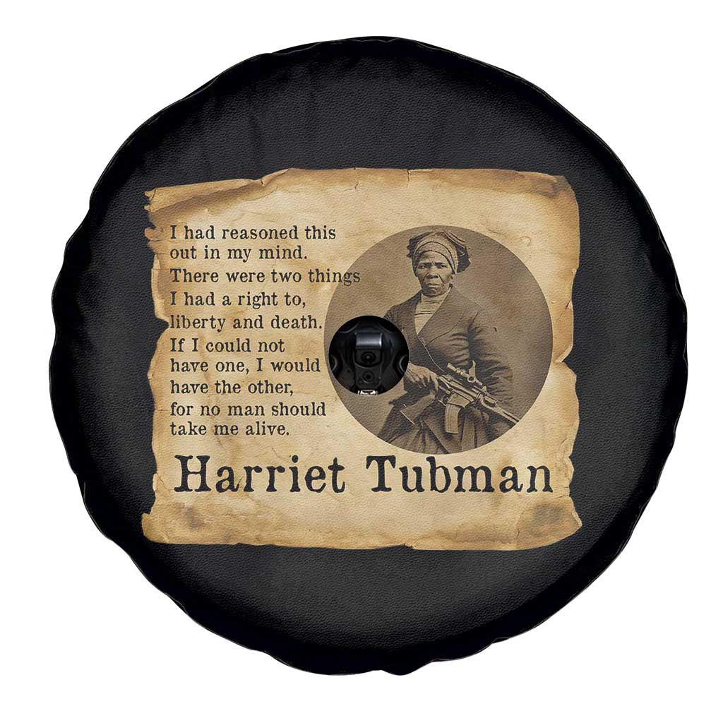Harriet Tubman Quote Spare Tire Cover Liberty Or Death Empowerment Gift - Wonder Print Shop