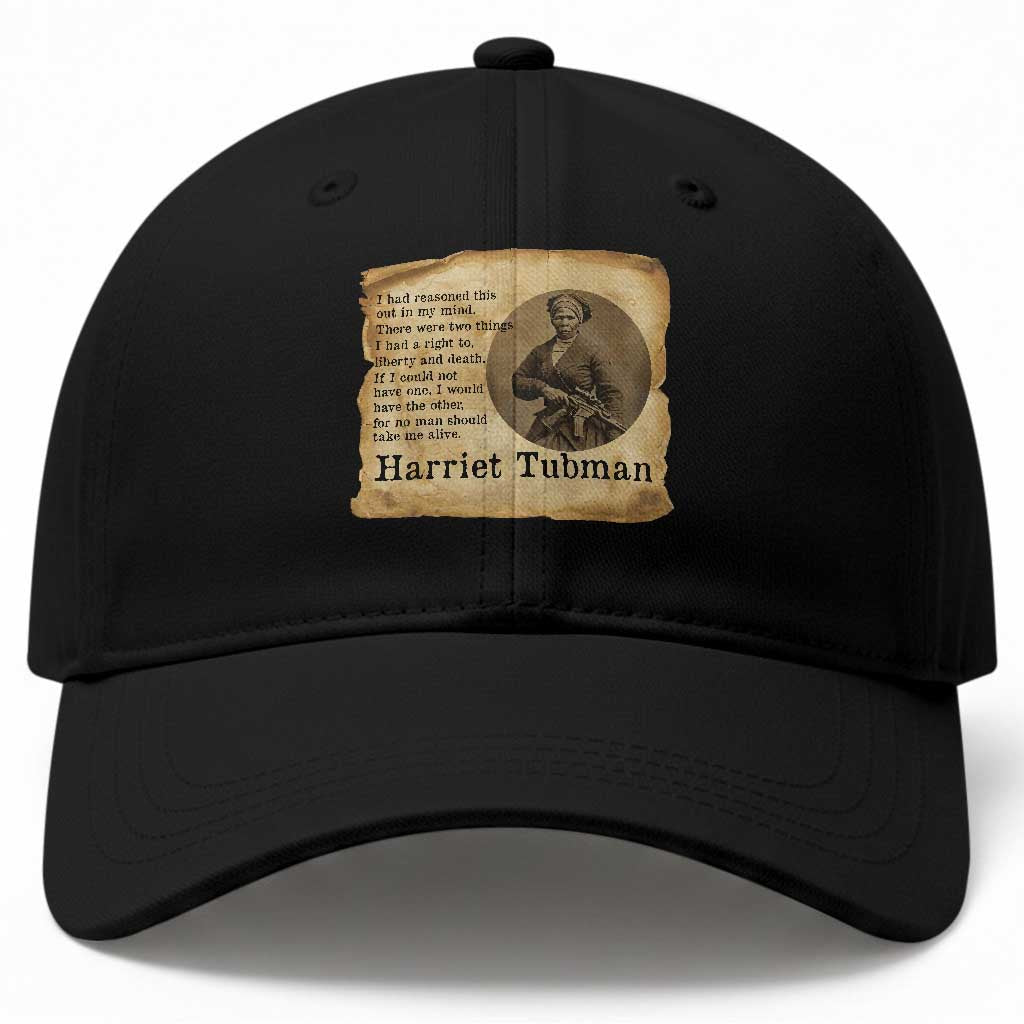 Harriet Tubman Quote Baseball Cap Liberty Or Death Empowerment Gift