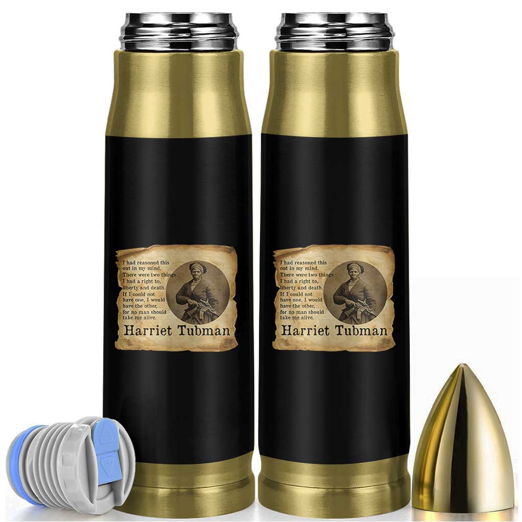 Harriet Tubman Quote Bullet Tumbler Liberty Or Death Empowerment Gift - Wonder Print Shop