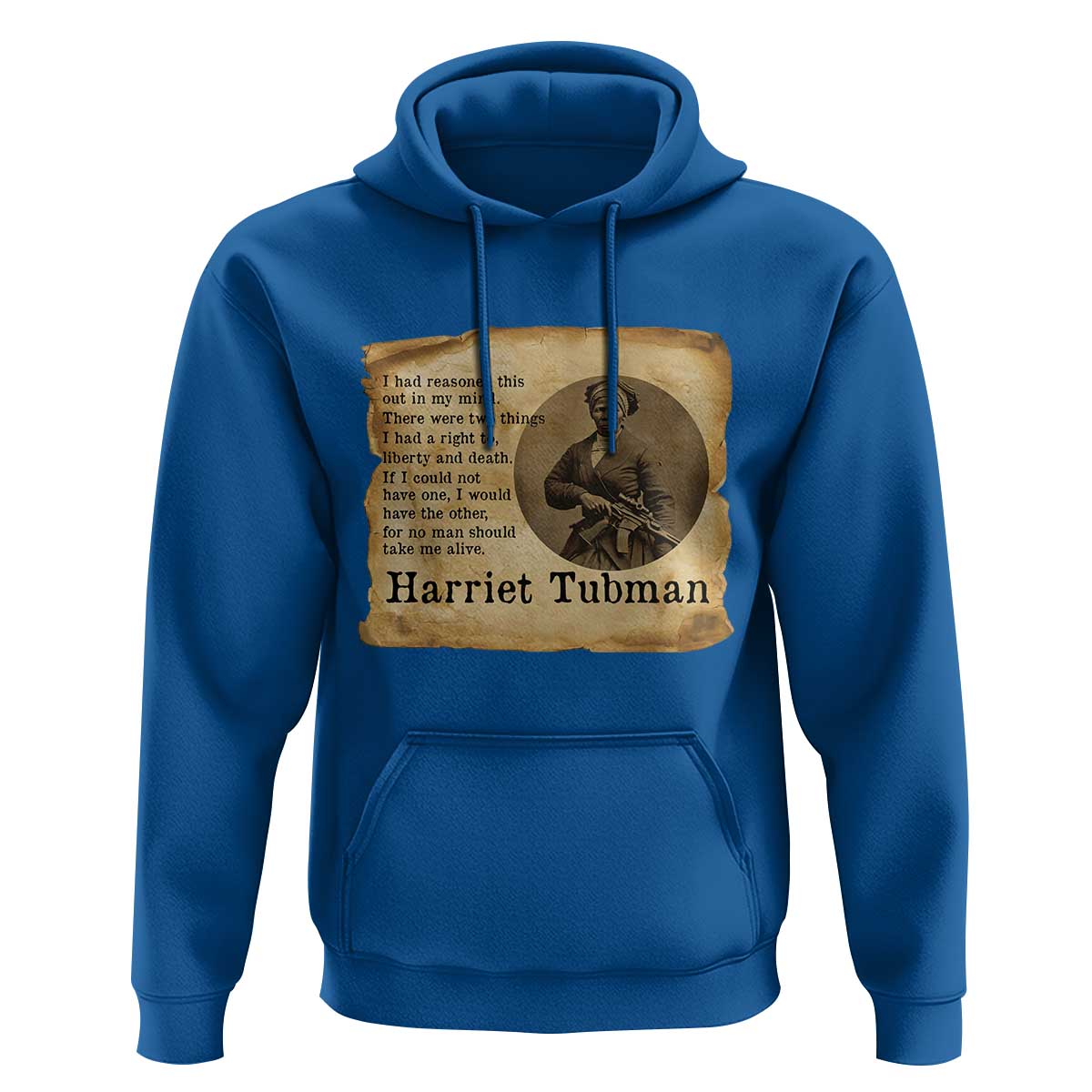 Harriet Tubman Quote Hoodie Liberty Or Death Empowerment Gift - Wonder Print Shop