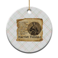 Harriet Tubman Quote Ceramic Ornament Liberty Or Death Empowerment Gift - Wonder Print Shop