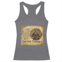 Harriet Tubman Quote Racerback Tank Top Liberty Or Death Empowerment Gift - Wonder Print Shop