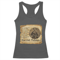 Harriet Tubman Quote Racerback Tank Top Liberty Or Death Empowerment Gift - Wonder Print Shop