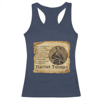 Harriet Tubman Quote Racerback Tank Top Liberty Or Death Empowerment Gift - Wonder Print Shop