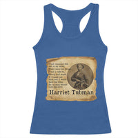 Harriet Tubman Quote Racerback Tank Top Liberty Or Death Empowerment Gift - Wonder Print Shop