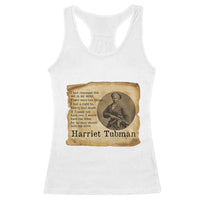 Harriet Tubman Quote Racerback Tank Top Liberty Or Death Empowerment Gift - Wonder Print Shop