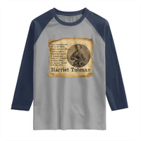 Harriet Tubman Quote Raglan Shirt Liberty Or Death Empowerment Gift - Wonder Print Shop