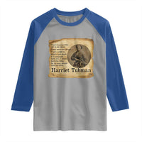 Harriet Tubman Quote Raglan Shirt Liberty Or Death Empowerment Gift - Wonder Print Shop