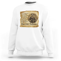 Harriet Tubman Quote Sweatshirt Liberty Or Death Empowerment Gift - Wonder Print Shop