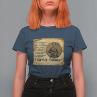 Harriet Tubman Quote T Shirt For Women Liberty Or Death Empowerment Gift - undefined