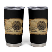 Harriet Tubman Quote Tumbler Cup Liberty Or Death Empowerment Gift - Wonder Print Shop