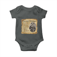 Vintage Harriet Tubman Poster Baby Onesie Female Empowerment History Gift - Wonder Print Shop