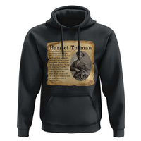 Vintage Harriet Tubman Poster Hoodie Female Empowerment History Gift - Wonder Print Shop