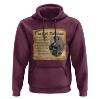 Vintage Harriet Tubman Poster Hoodie Female Empowerment History Gift - Wonder Print Shop