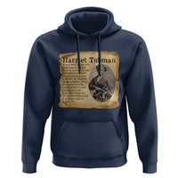 Vintage Harriet Tubman Poster Hoodie Female Empowerment History Gift - Wonder Print Shop