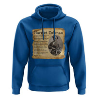 Vintage Harriet Tubman Poster Hoodie Female Empowerment History Gift - Wonder Print Shop