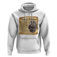 Vintage Harriet Tubman Poster Hoodie Female Empowerment History Gift - Wonder Print Shop