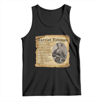 Vintage Harriet Tubman Poster Tank Top Female Empowerment History Gift - Wonder Print Shop