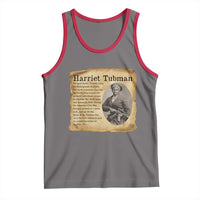 Vintage Harriet Tubman Poster Tank Top Female Empowerment History Gift - Wonder Print Shop