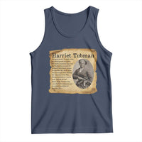 Vintage Harriet Tubman Poster Tank Top Female Empowerment History Gift - Wonder Print Shop