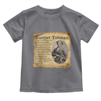 Vintage Harriet Tubman Poster Toddler T Shirt Female Empowerment History Gift - Wonder Print Shop