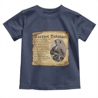 Vintage Harriet Tubman Poster Toddler T Shirt Female Empowerment History Gift - Wonder Print Shop