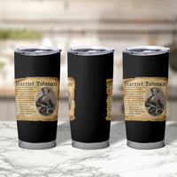 Vintage Harriet Tubman Poster Tumbler Cup Female Empowerment History Gift - Wonder Print Shop