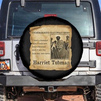 Harriet Tubman Quote Spare Tire Cover I Freed A Thousand People Vintage Poster - Wonder Print Shop