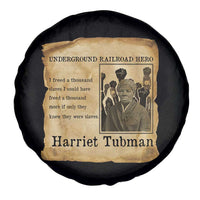 Harriet Tubman Quote Spare Tire Cover I Freed A Thousand People Vintage Poster - Wonder Print Shop