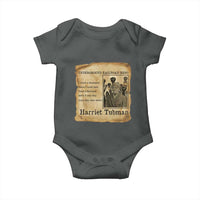 Harriet Tubman Quote Baby Onesie I Freed A Thousand People Vintage Poster - Wonder Print Shop