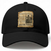 Harriet Tubman Quote Baseball Cap I Freed A Thousand People Vintage Poster