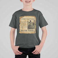 Harriet Tubman Quote T Shirt For Kid I Freed A Thousand People Vintage Poster - Wonder Print Shop